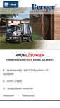 Mobile Screenshot of berger-raumsysteme.de